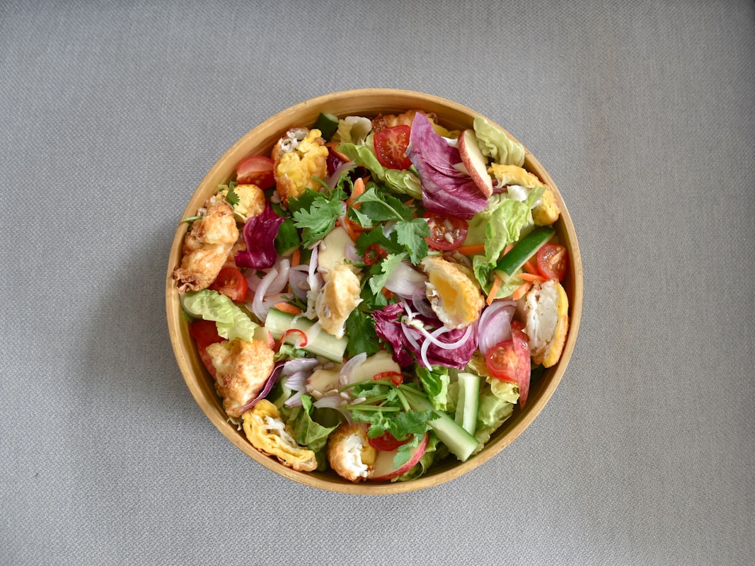 Stir fry de verduras con tofu firme